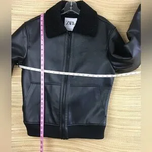 Zara | Jackets & Coats | Zara Man Faux Leather Shearling